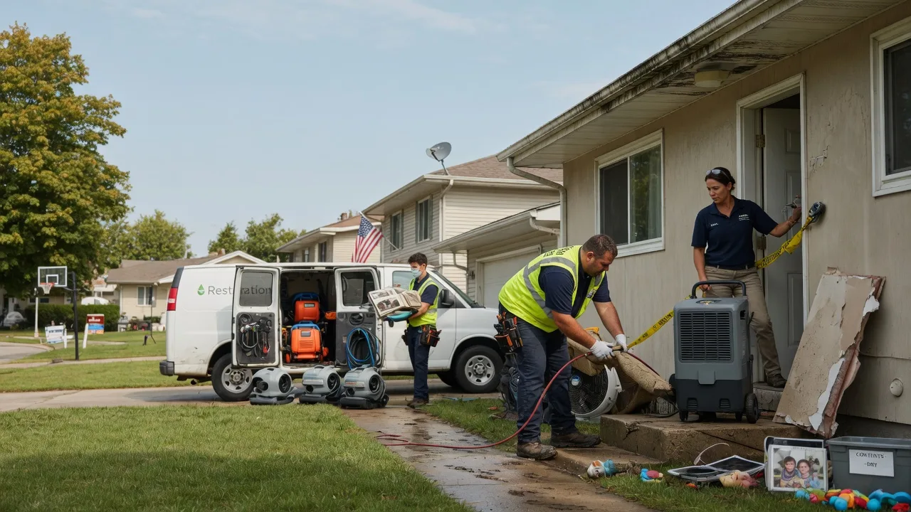 Water Damage Restoration in Mylo, ND near me